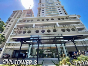 CT3I18 Deluxe 1Bed Apt City & Sea View WiFi, Pool & Gym